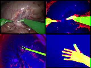 A collage of visual tracking images